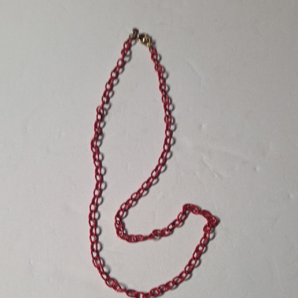 J. Crew Vibrant Red Necklace